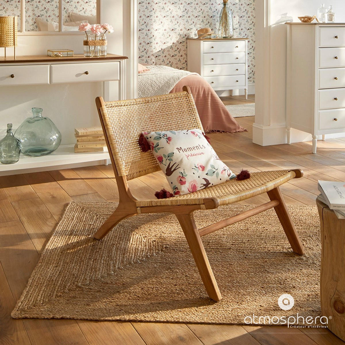 Thumbnail - Atmosphera Createur d´interieur Juteteppich, Beige, Naturmaterialien, Rechteckig, 120x170 cm, Teppiche & Böden, Teppiche