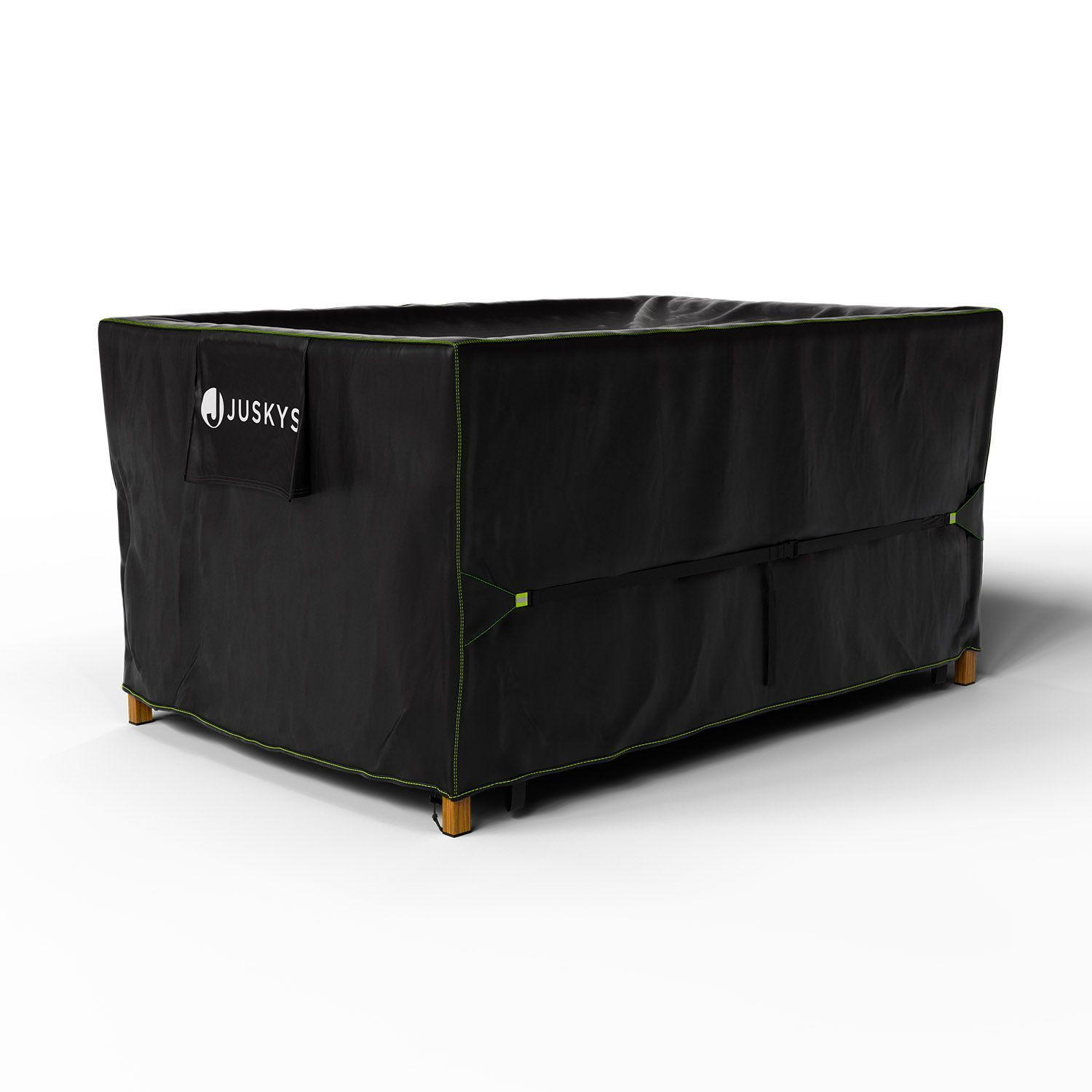 GARTENMÖBELABDECKUNG CoverSafe Pro schwarz - Schwarz, Kunststoff (95/75/170cm) - Juskys
