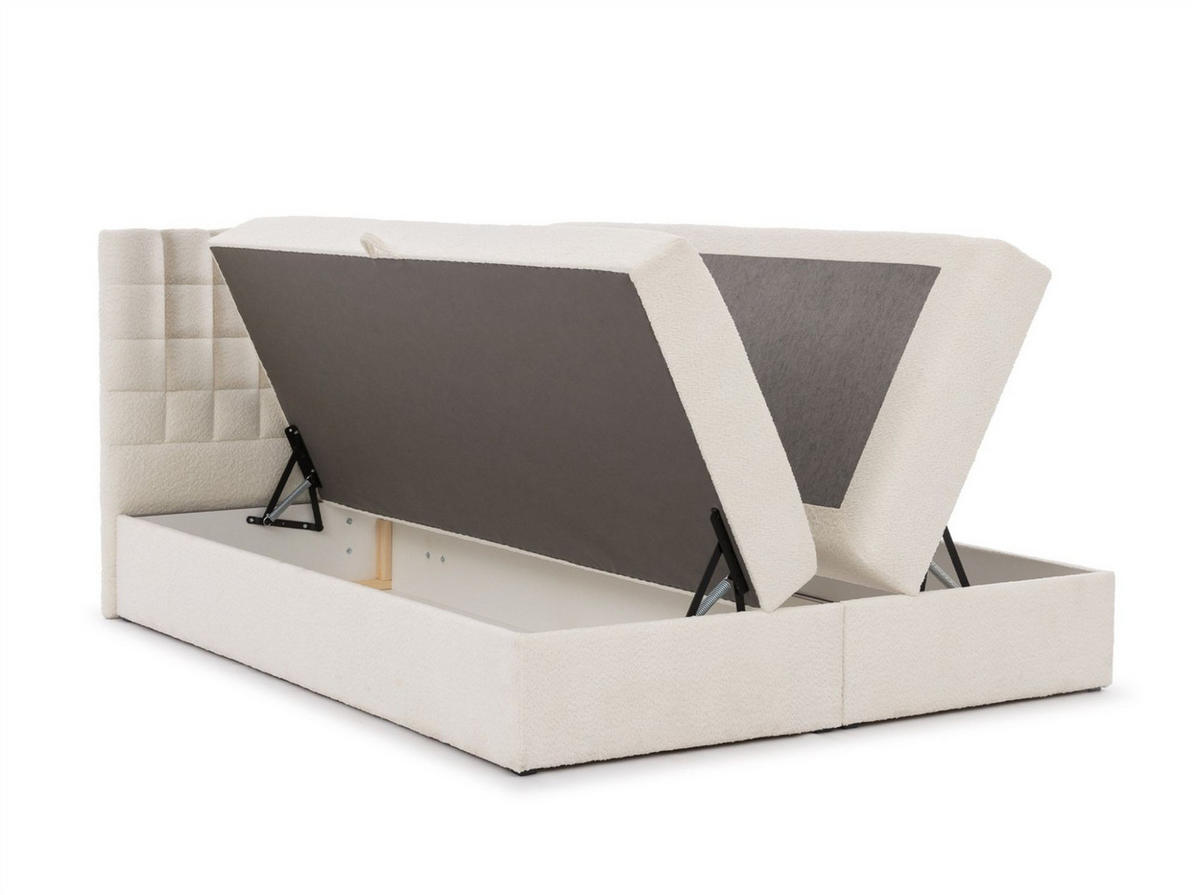 BOXBETT Toribo Premium - Braun, Holzwerkstoff/Textil (140/220cm) - Fun Möbel