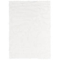 LUXUS SUPER SOFT FELLTEPPICH ASPEN MELIERT - Weiß, Textil (120/170cm) - Pergamon