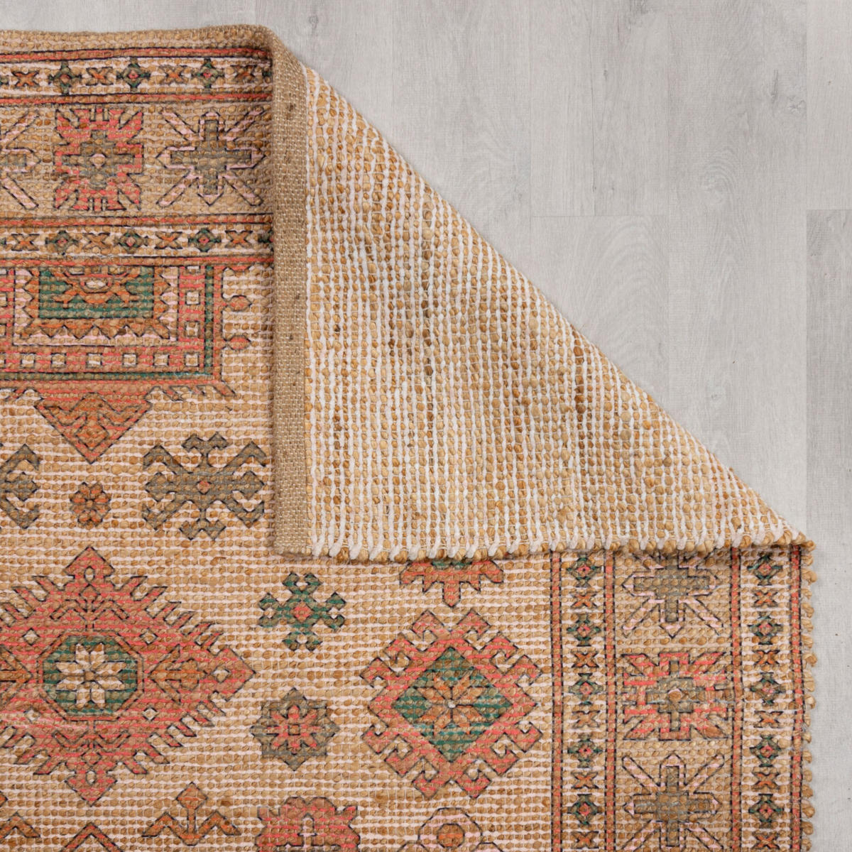 TEPPICH Flachgewebe Orientalisch, Wohnzimmer Rosa Rechteckig 160x230 - Rosa, Textil (160/230cm) - KADIMA DESIGN