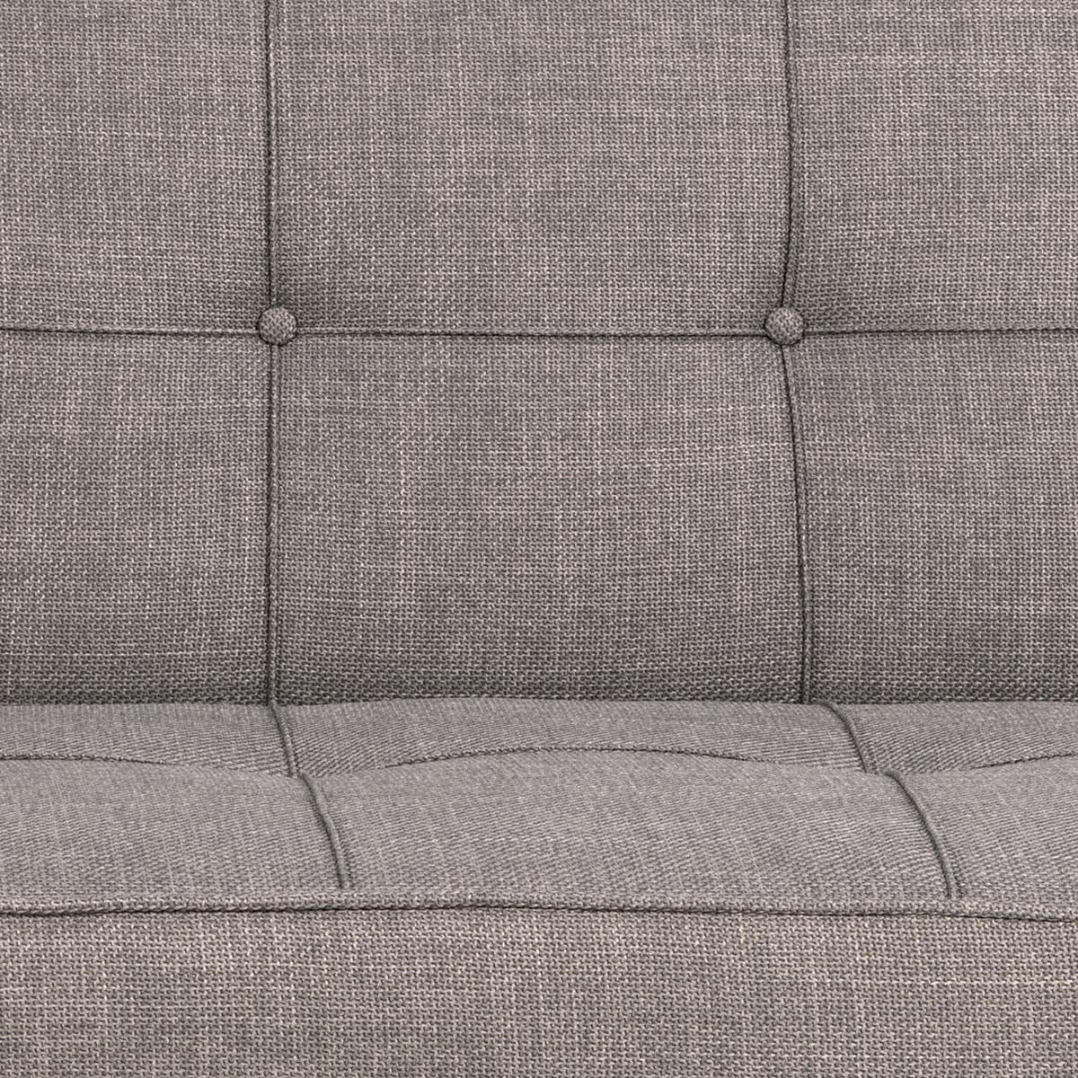 SCHLAFSOFA graubraun - Graubraun, Holzwerkstoff (198/87/95cm) - ebuy24