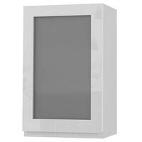 HÄNGESCHRANK Florence W2S/45 Weiß / RAL 9003 signalweiß HG 45 / 32,5 / 72cm - Türanschlag links - Weiß Hochglanz/Weiß, Holz/Holzwerkstoff (45/72/32.5cm) - Feldmann-Wohnen