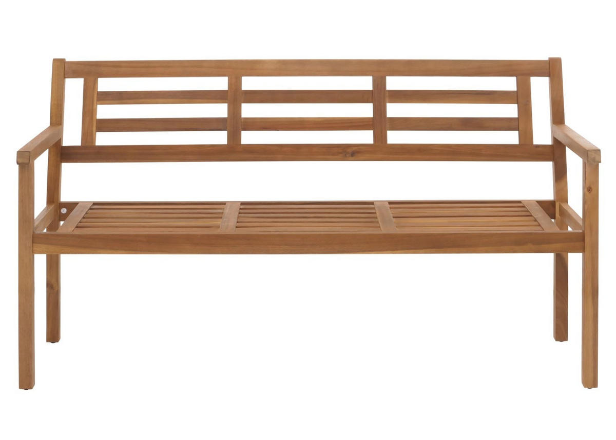 GARTENBANK 82x145x59cm ohne Kissen - Braun, Holz (145/82/59cm) - PROREGAL
