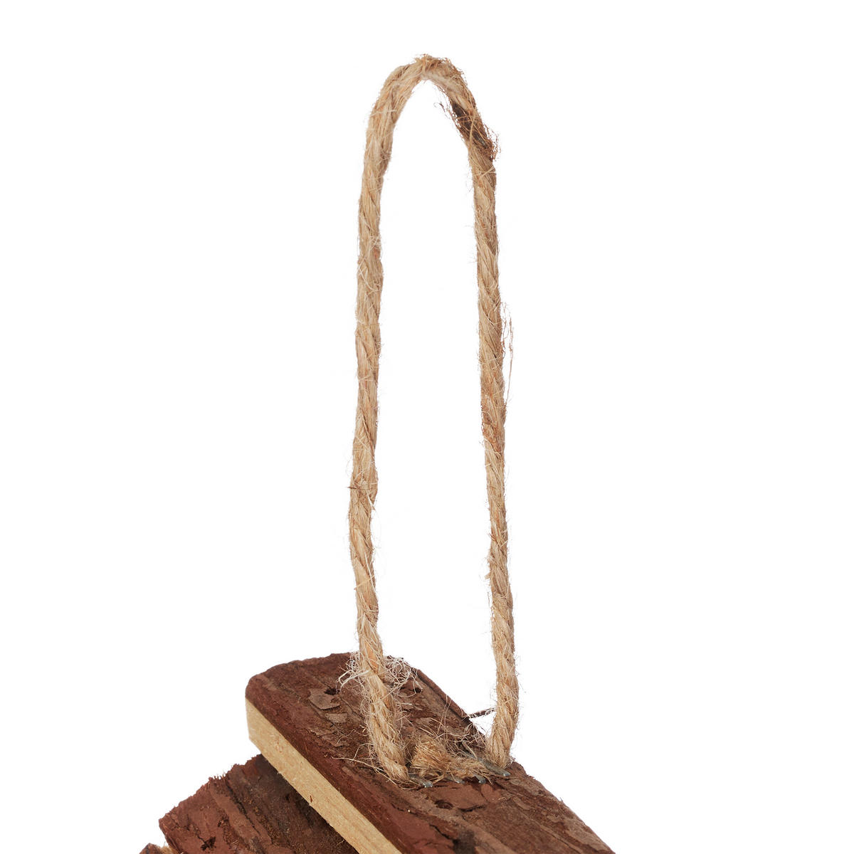 DEKO-VOGELHAUS - Braun, Holz (10.5/14.5/7.5cm) - Relaxdays