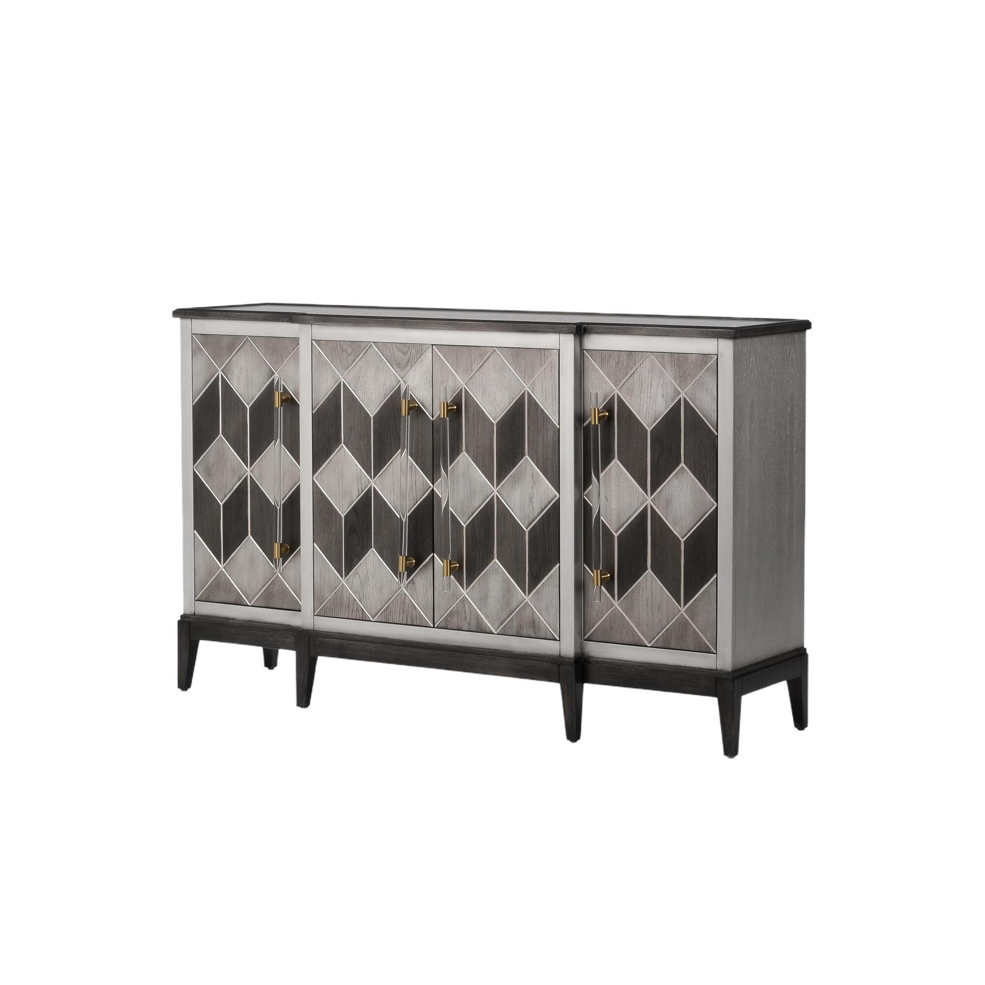SIDEBOARD STILIG Grau 152x42x92 cm - Grau, Holzwerkstoff (152/92/42cm) - FURNLUX