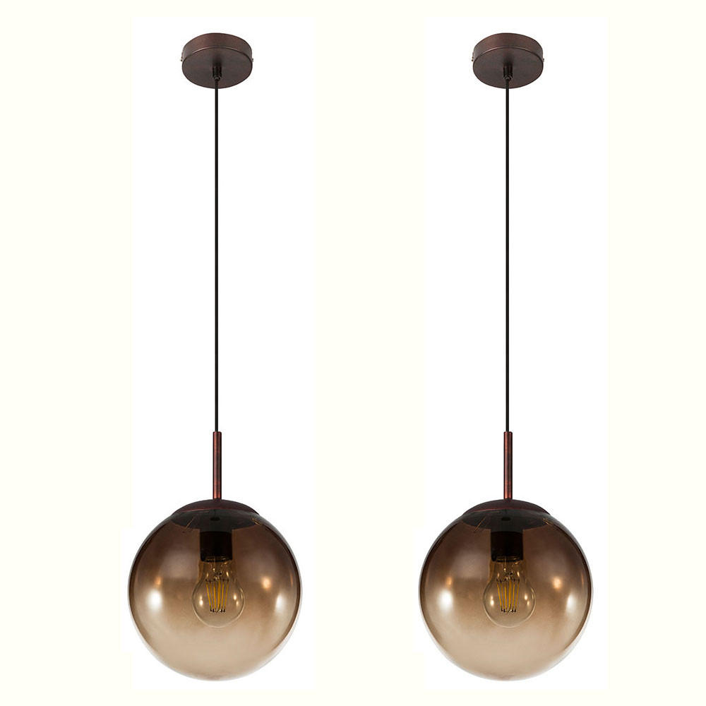 Globo Lighting Hängeleuchte Grau 20x120x20 cm