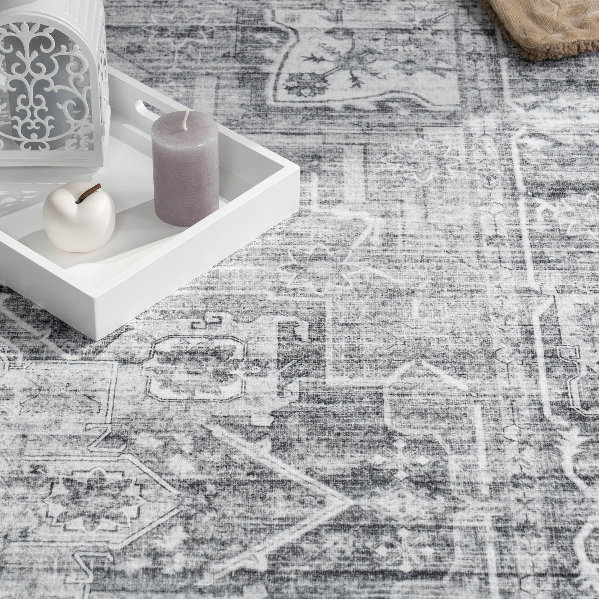 KURZFLORTEPPICH 80/150 cm Cambridge 461 - Grau, Textil (80/150cm) - Paco Home