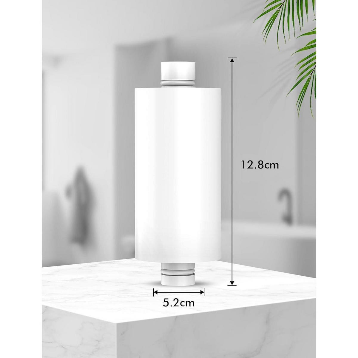 DUSCHFILTER Ersatzfilter 2er Set 32-Stufen für hartes Wasser - Multicolor, Kunststoff (6/21/7cm)