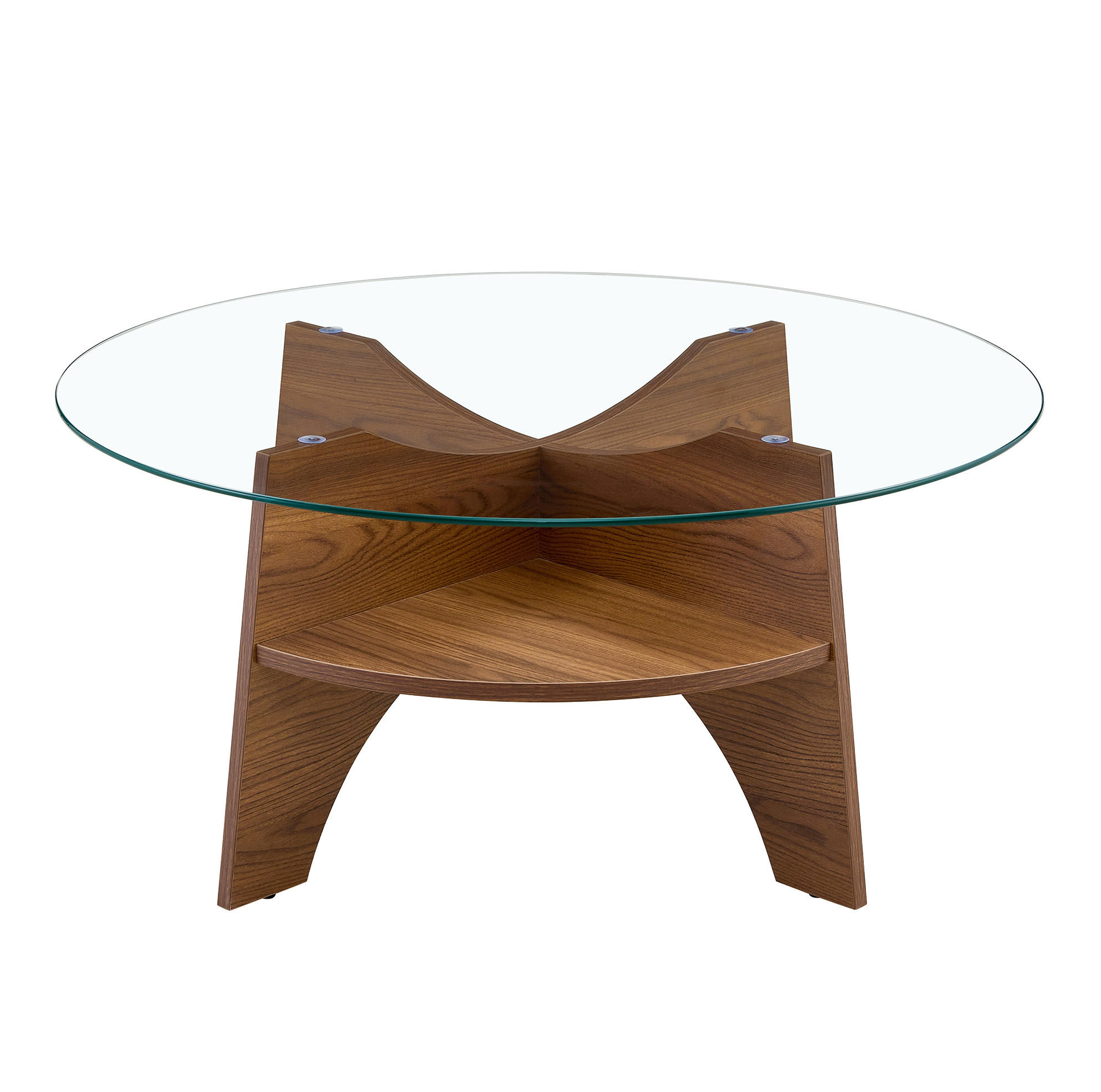 Meubliv Beistelltisch Braun 80x36x80 cm