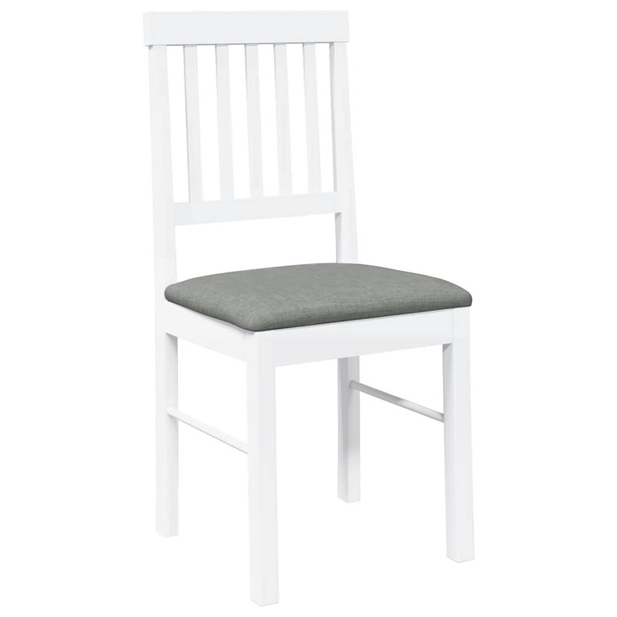 STUHL-SET 2 Stk Lohnhain 42.5/90/44.5 cm - Weiß, Holz (42.5/90/44.5cm) - ZMH