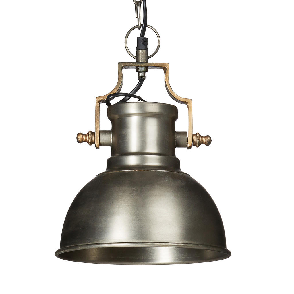 SUSPENSIE Antracit Argintiu metal mat stil industrial E27