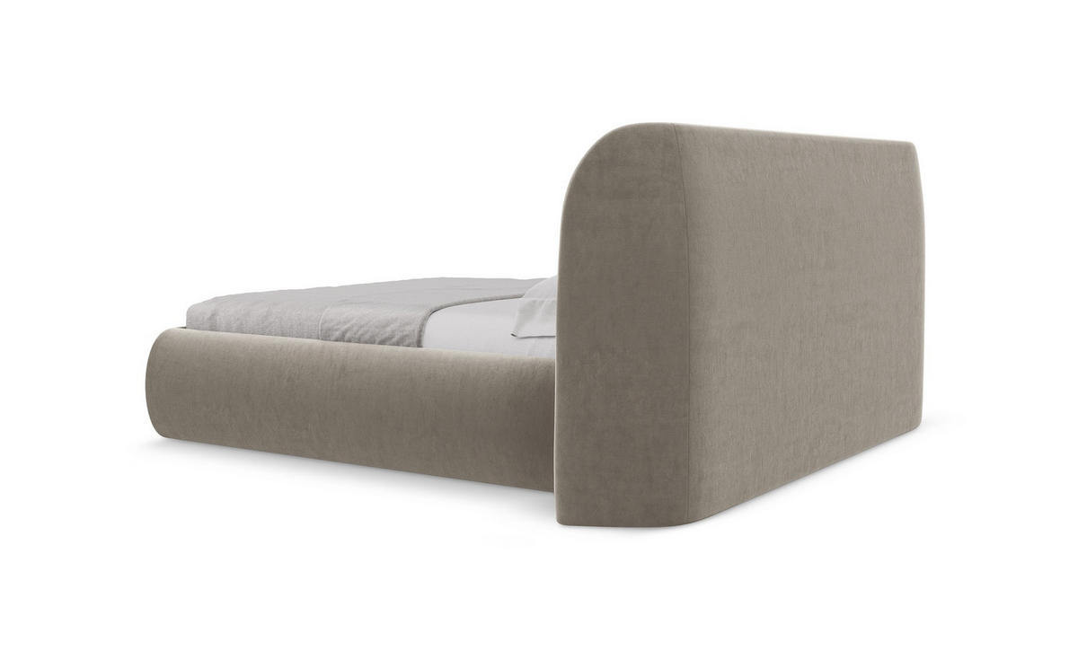 POLSTERBETT mit Bettkasten und Lattenrost 200x228 Orange - Terracotta/Schwarz, Kunststoff/Textil (180/200cm) - Makamii