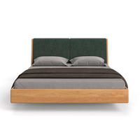 MASSIVHOLZBETT Lumo aus Eiche 200x220 cm, Storm 39 - Eichefarben/Naturfarben, Holz (200/220cm) - Danzz