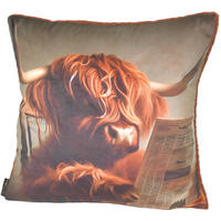 KISSENHÜLLE EL TORO - Multicolor/Braun, Textil (45/45cm) - Yve! decoration