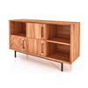 KOMMODE BREIT LEON Kernbuche - Kernbuche, Holz (144/80/45cm) - byoak