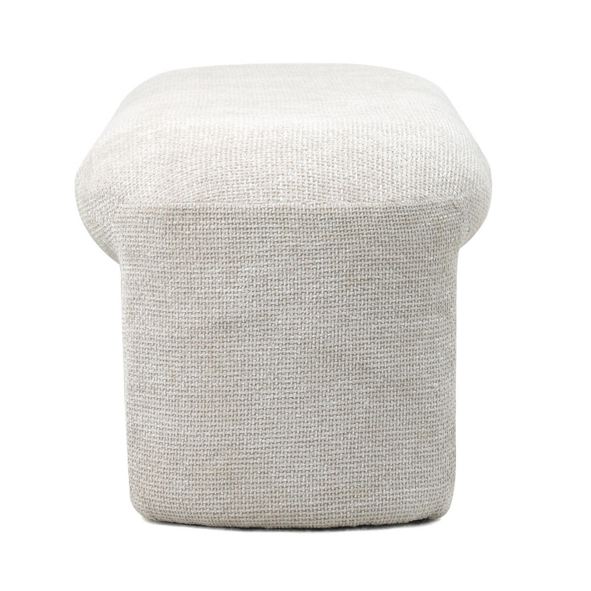 FLURBANK aus Stoff 110cm, beige - Beige, Textil (110/40/45cm) - Giga Meubel