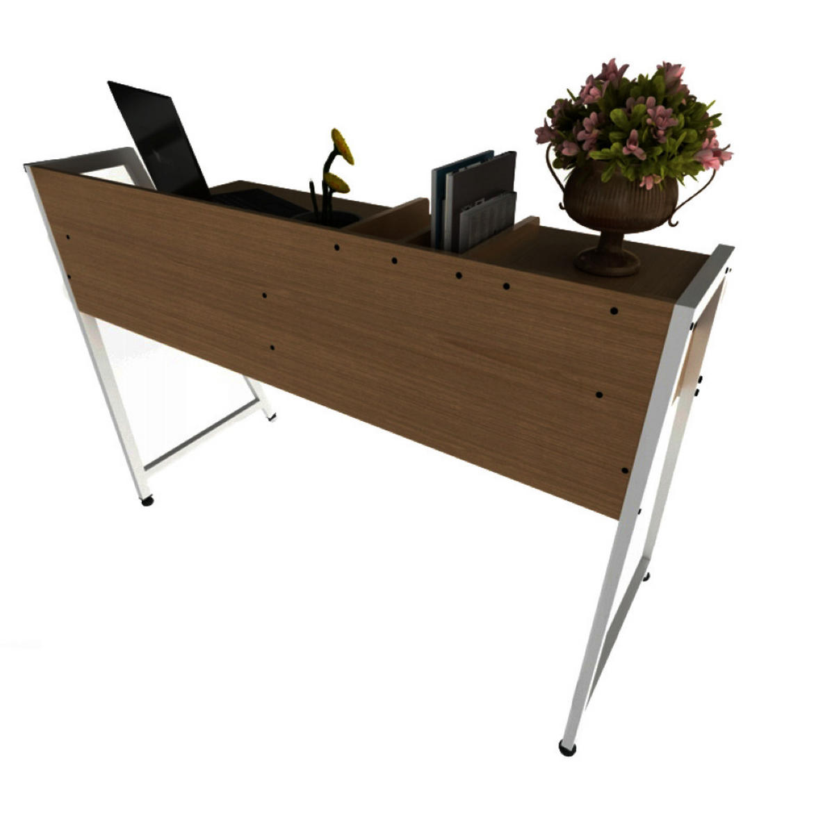 SCHREIBTISCH, braun 100/40/75 cm - Braun, Holzwerkstoff (100/40/75cm) - Rebiko