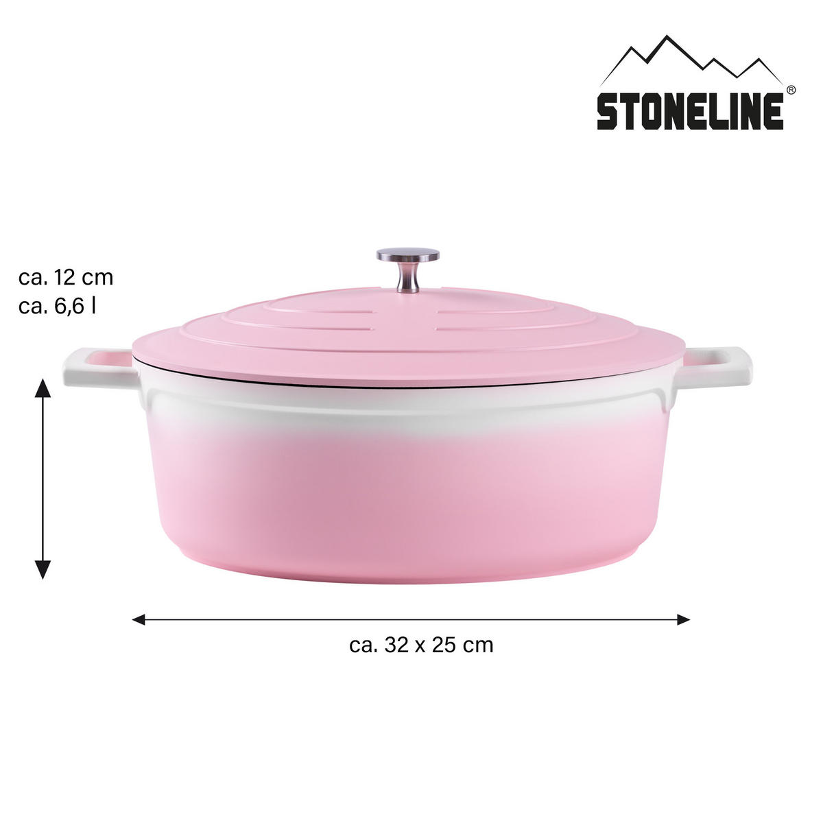 GOURMET BRÄTER - Rosa, Metall (32cm) - Stoneline