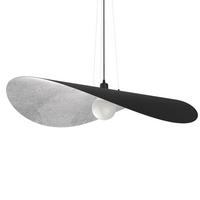 HÄNGELEUCHTE Piuma D90 - Schwarz, Metall (90/90/120cm) - Lumicom
