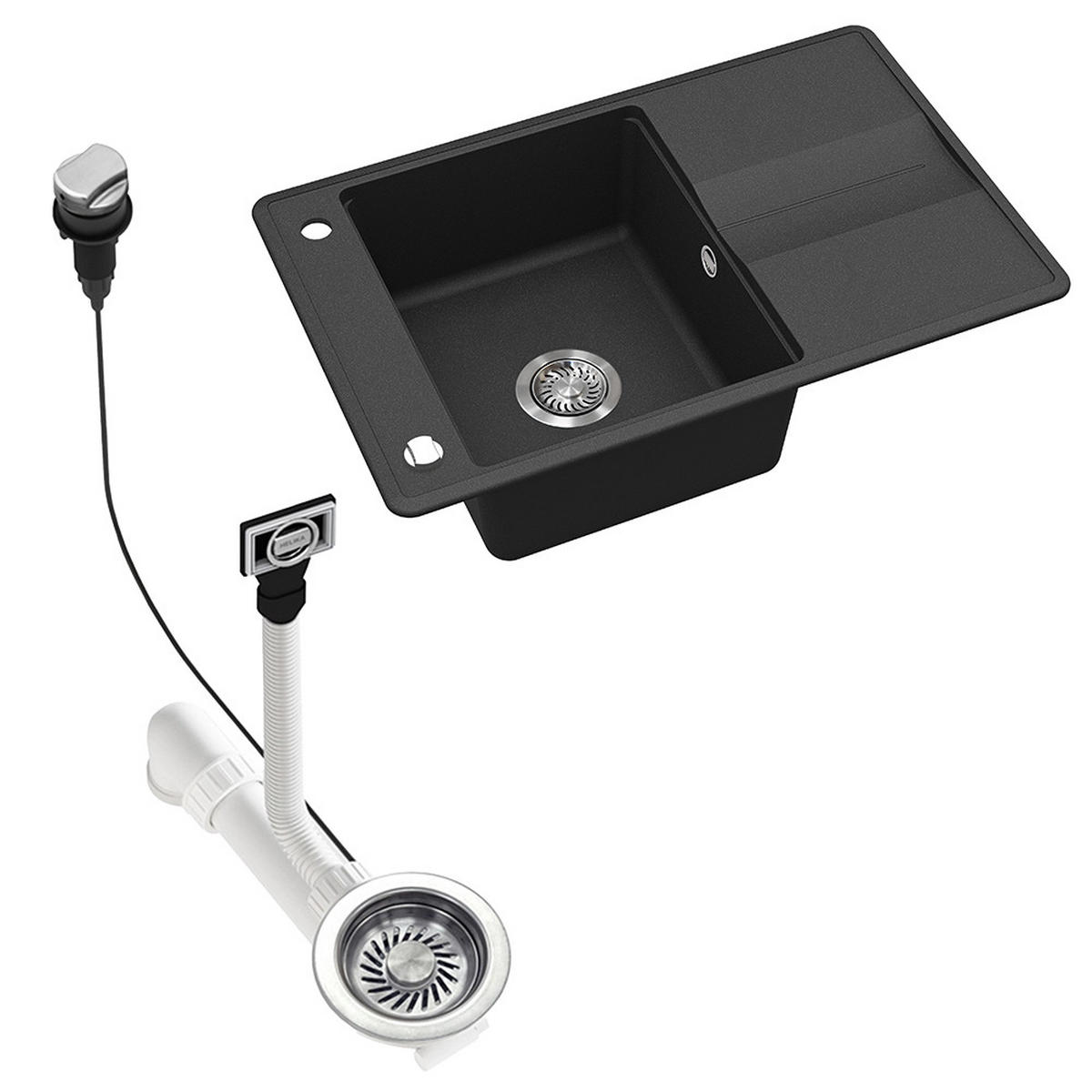 UMYVADLO Kyoto Černá - černá, keramika (78/20/50cm) - Bergstroem