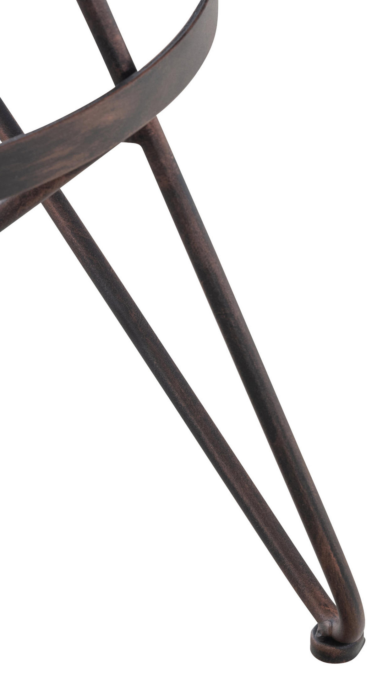 BARHOCKER 2er Set Metall Bronze - Bronzefarben, Metall (44/67/44cm) - CLP
