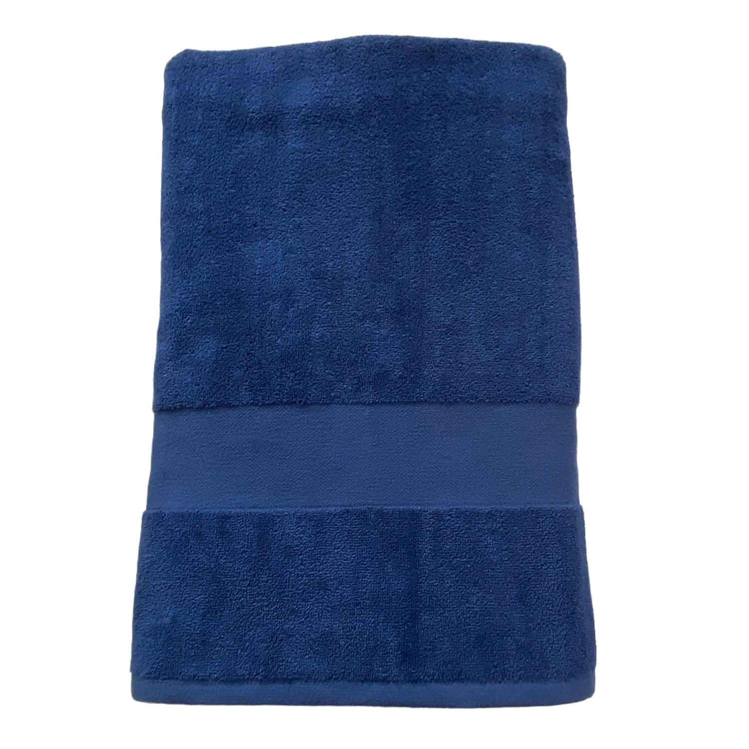 BADETUCH Velours uni Classy Navy 90x180 500g/m² - Blau, Textil (90/180cm) - LE COMPTOIR DE LA PLAGE