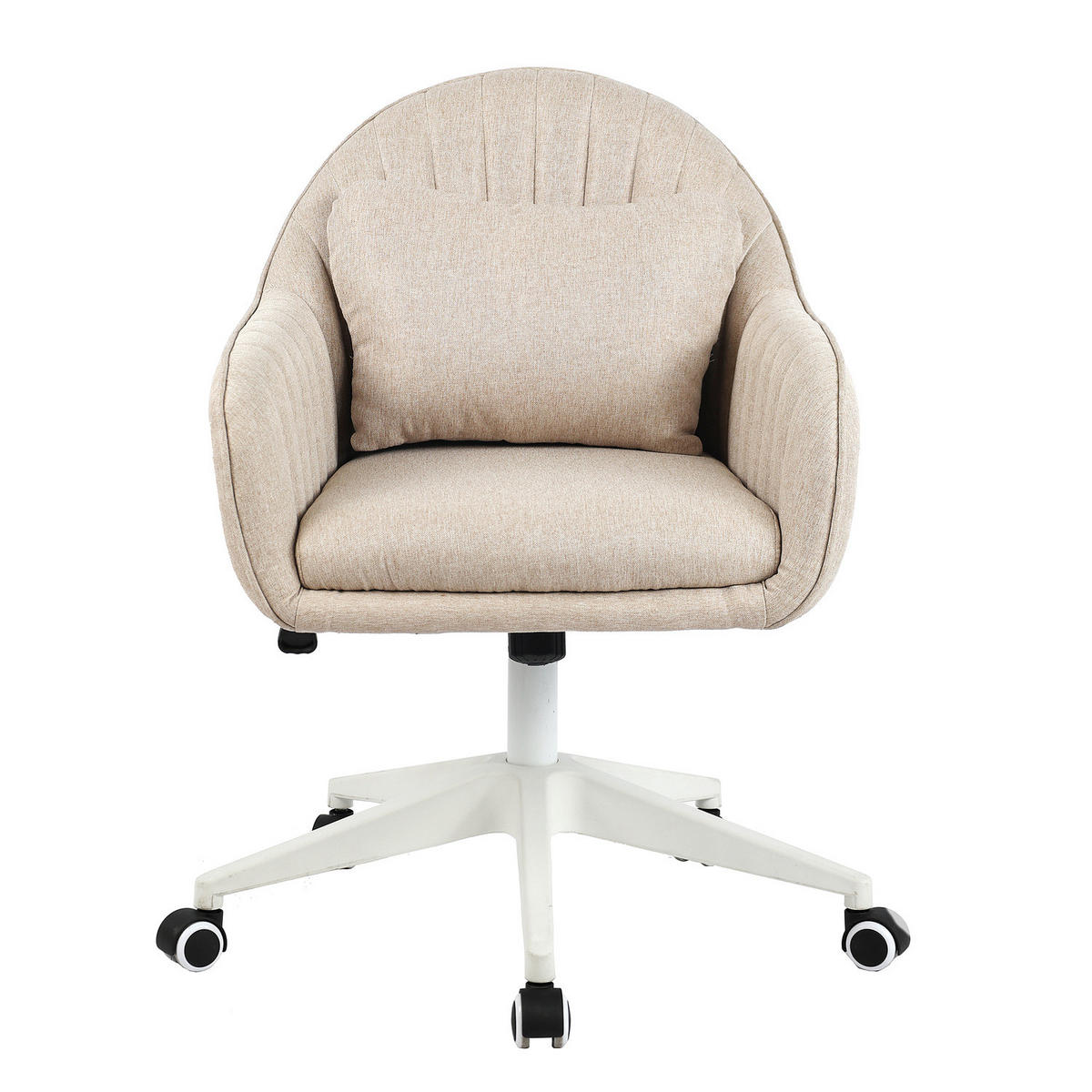 BÜRODREHSTUHL - Microfaser / Kunststoff - Grau, Kunststoff (59/93/65cm) - home24