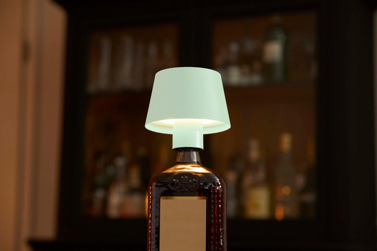 LED Tischlampe 3 in 1 Hellgrün max. 45cm hoch - Hellgrün, Metall (11/11/45cm) - Northpoint