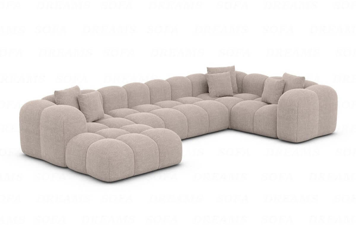 XXXLutz Wohnlandschaft Beige 314x72x184 cm