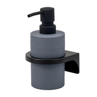 SEIFENSPENDER SAVONA Softtouch, grau, rund - Grau, Kunststoff (9/16/10.5cm) - bremermann