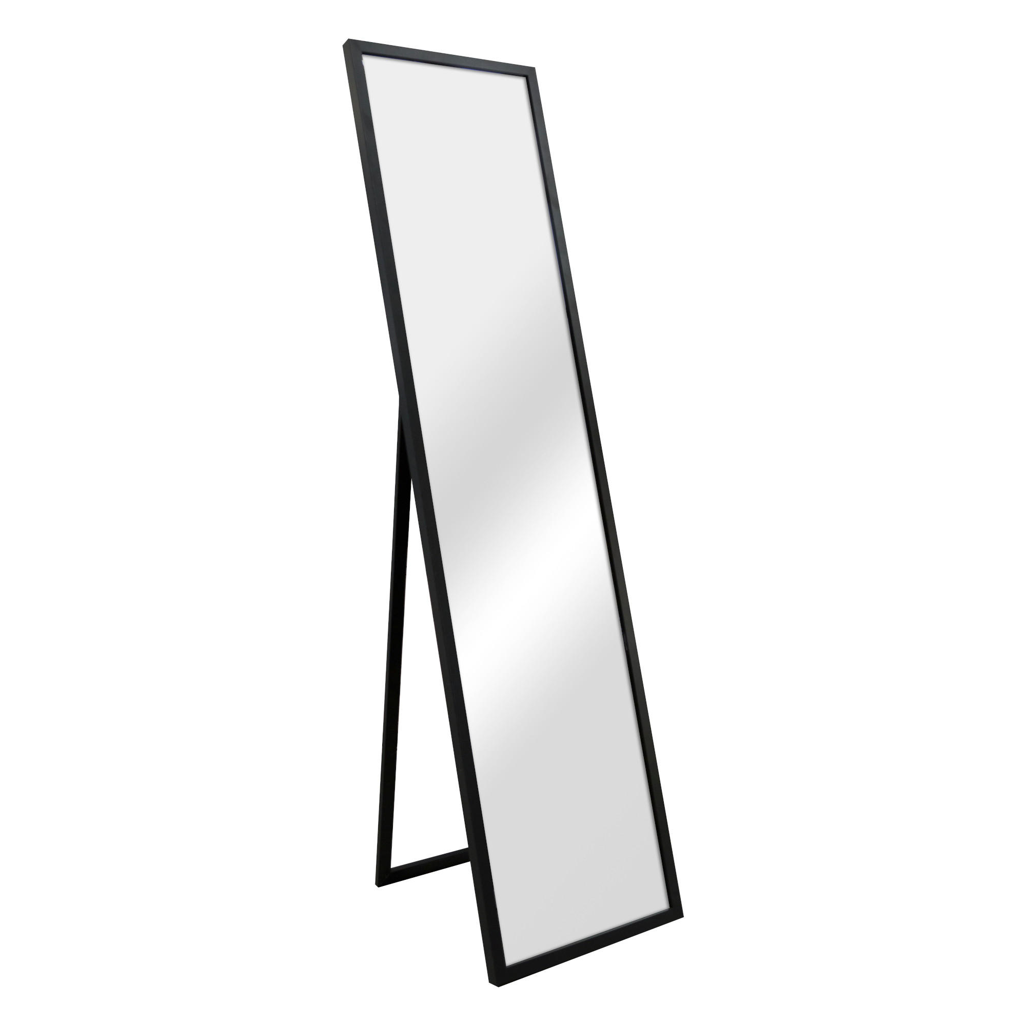 STANDSPIEGEL Giovinazzo - Schwarz, Glas/Holzwerkstoff (35/152.8/150cm) - [en.casa]
