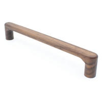 MÖBELGRIFF BA 128mm, Holzgriff Nussbaum massiv, Schrankgriff - Naturfarben, Holz (1.4/2.8/14.2cm)