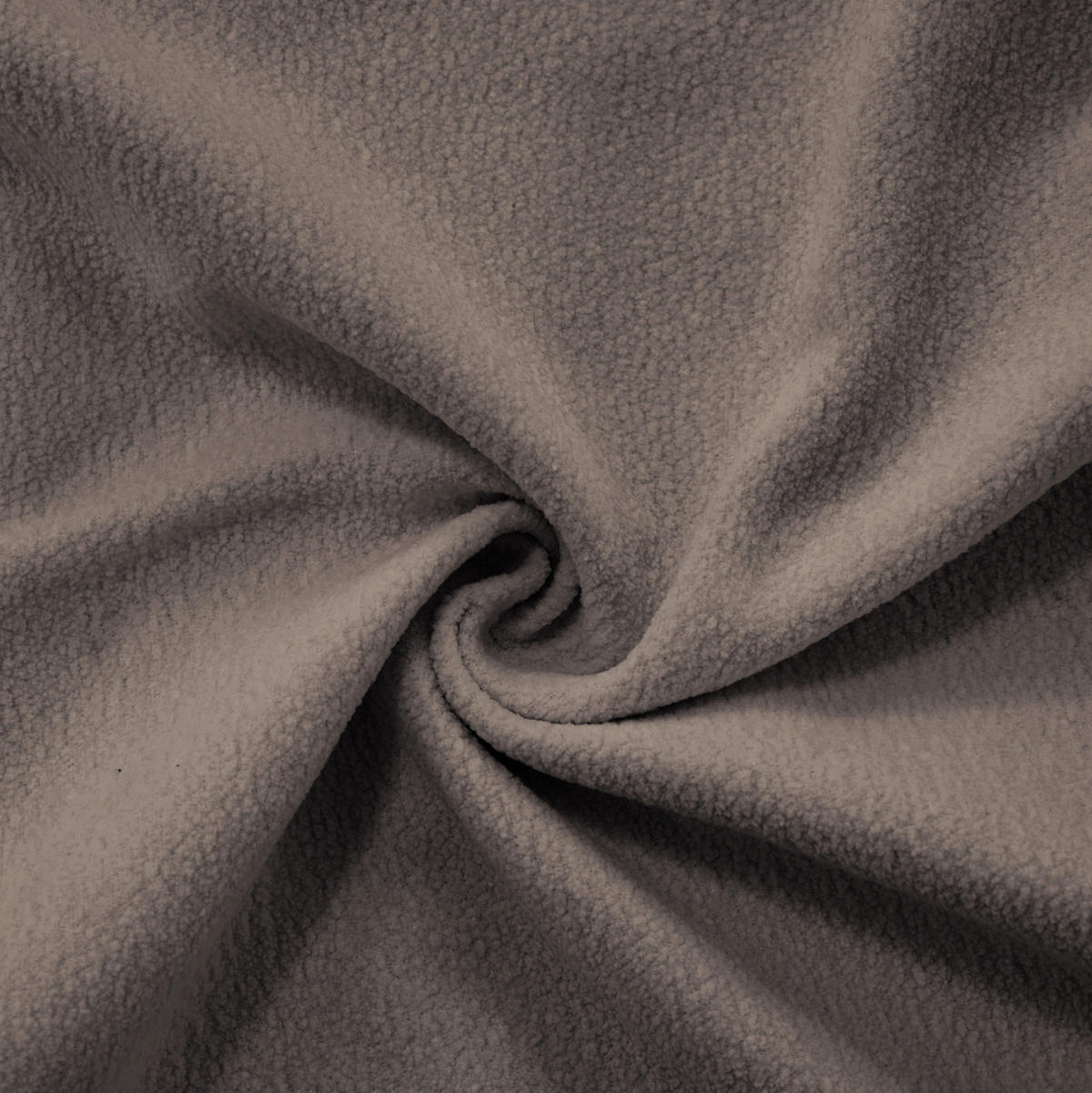 SOFA modular mit Ottomane U- oder L-Form Chenille Braun - Dunkelgrau, Kunststoff (145/81/313cm) - Meubliv