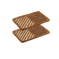 FUSSMATTE FÜR INNEN UND AUßEN COCO BRUSH 2ER SET - Naturfarben, Textil (40/60cm) - Astra