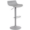 BARHOCKER Kunststoff grau - Grau, Kunststoff/Metall (43/69/44cm) - CLP