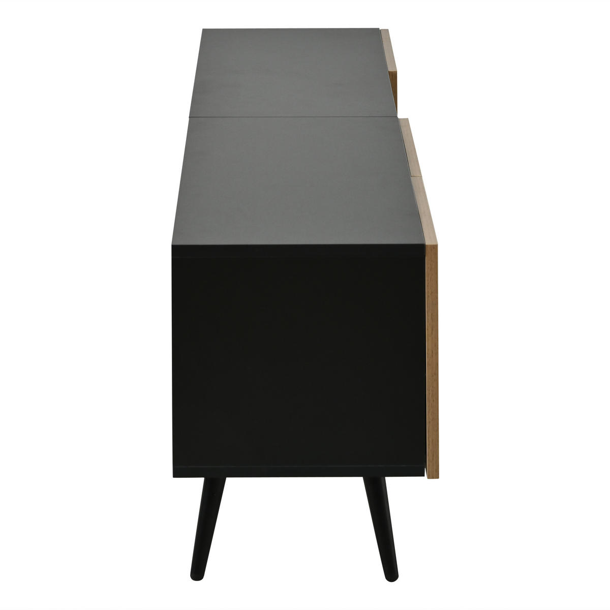 TV-SCHRANK Lowboard 180cm Kabeldurchführung Schließfächer Modern - Multicolor, Holzwerkstoff (180/45/33.5cm) - FLIEKS