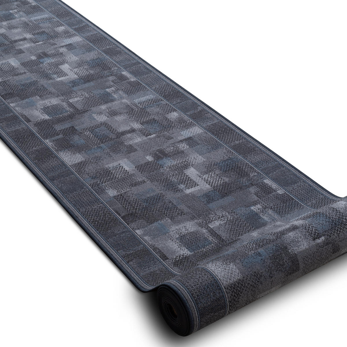 LÄUFER Antirutsch TRIBE 80/250 cm - Anthrazit, Textil (80/250cm) - rugsX