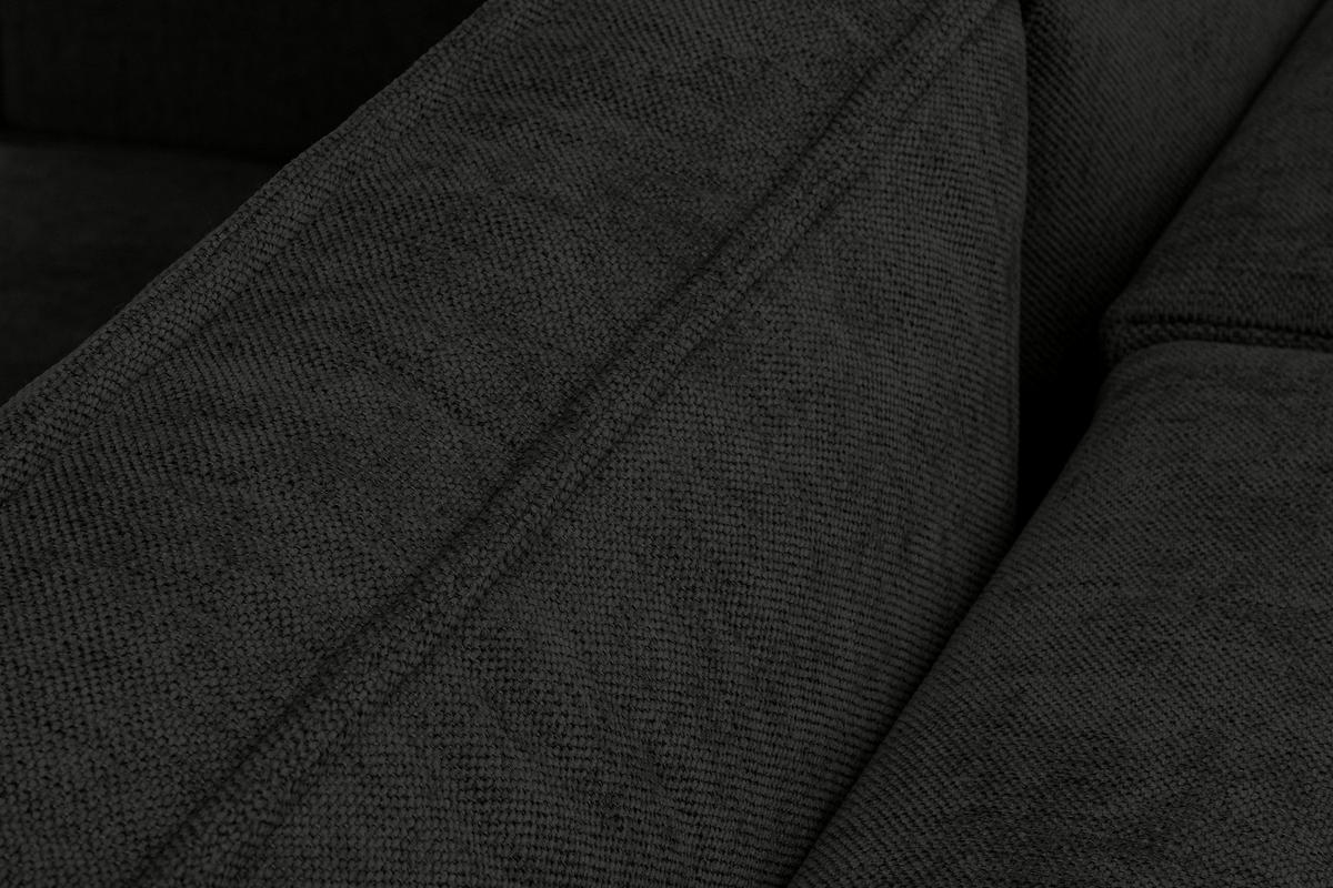 3-SITZER-SOFA NAPI II mit Schlaffunktion, anthrazit - Anthrazit, Textil (244/89/101cm) - KONSIMO®