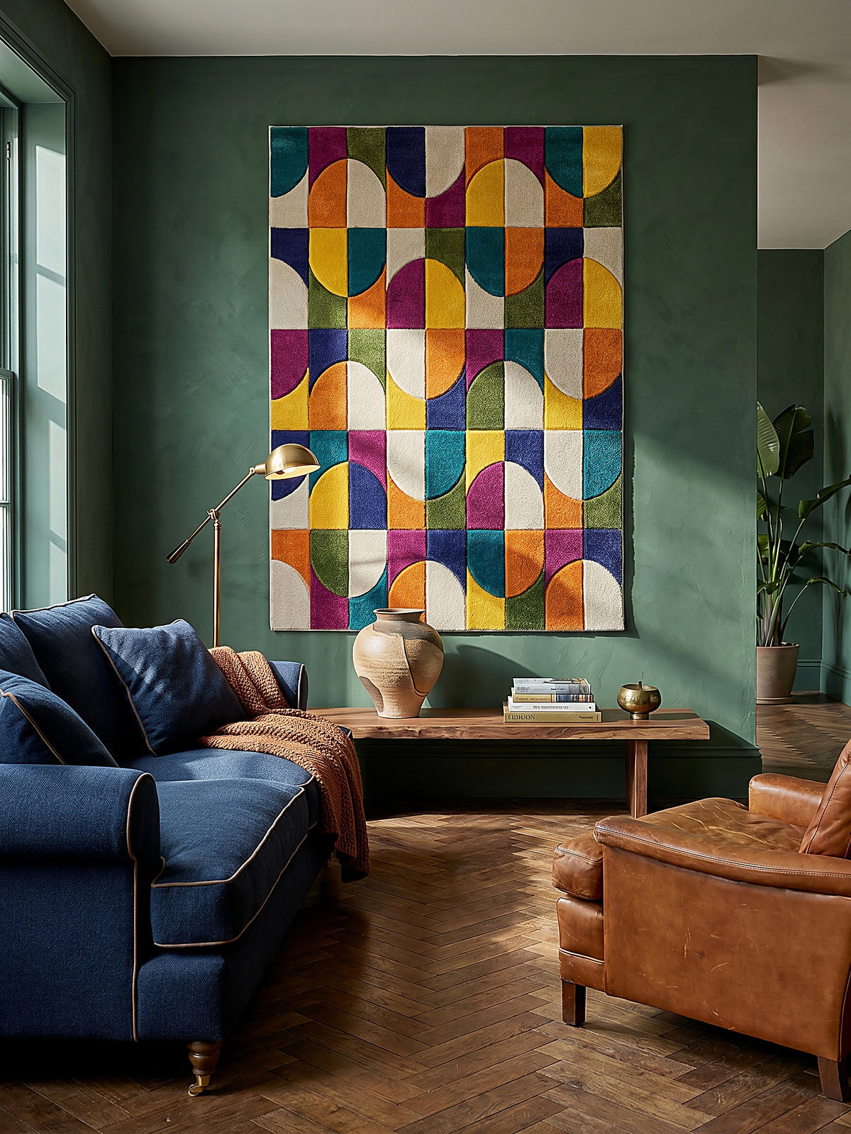 TEPPICH Bunt-Retro-Geometrisch, langlebig QUAGGY, Multi 200x290 cm - Multicolor, Textil (290/200cm) - KADIMA DESIGN