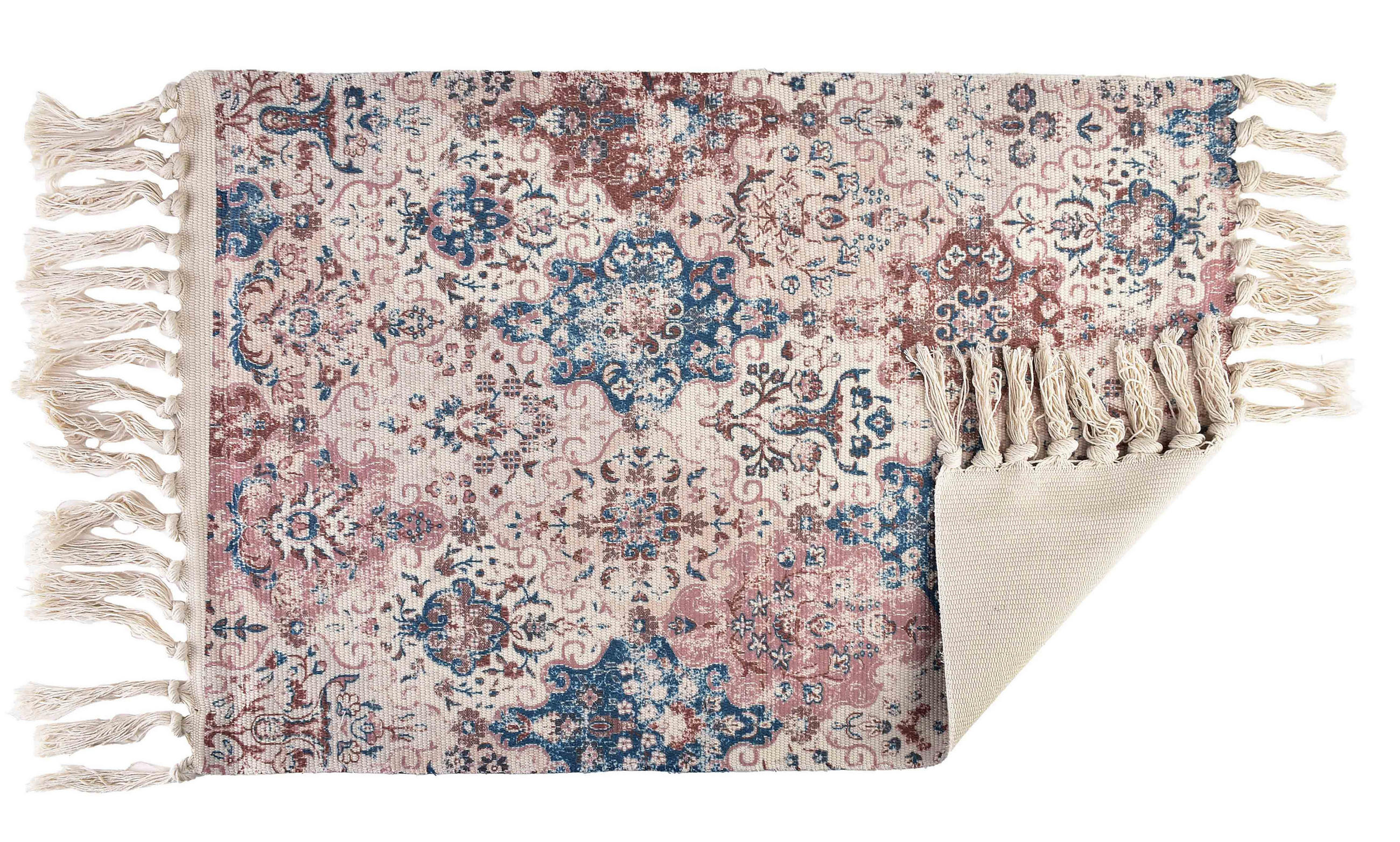 TEPPICH Orient Rot 90/60/2 cm Textilien - Dunkelrot, Textil (60/90cm) - Mondex