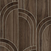 VLIESTAPETE - Modella Holz Walnuss - Braun, Papier/Kunststoff (52/1000cm) - Sublime