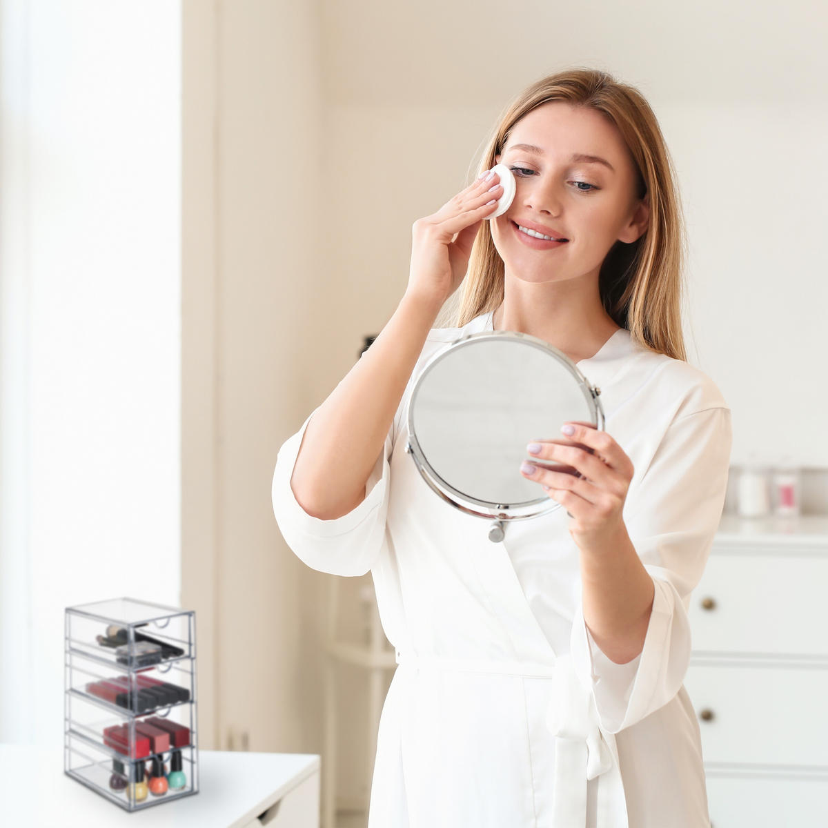 SCHUBLADENBOX - Transparent, Kunststoff (10.5/25/17.5cm) - Relaxdays