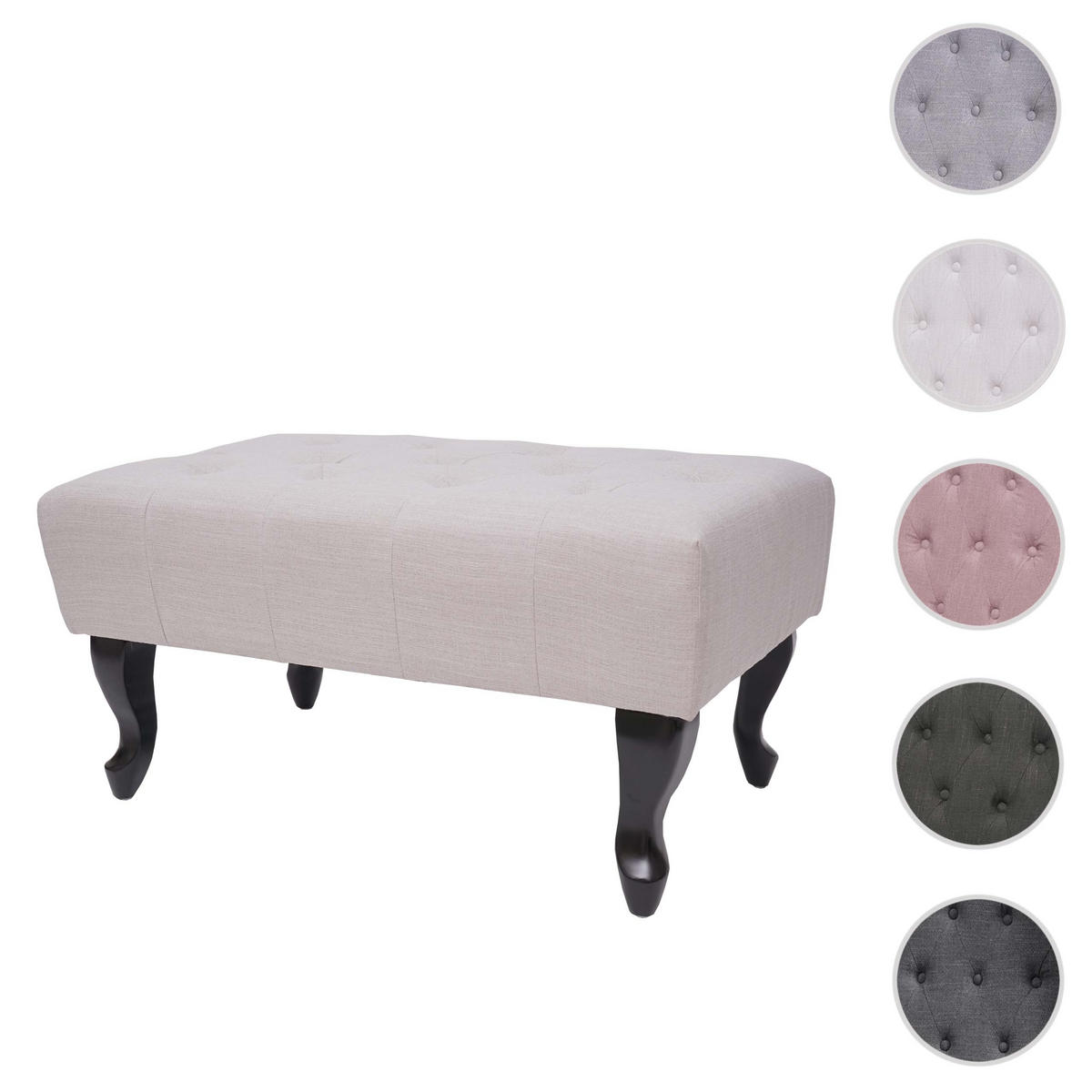 OTTOMANE WASSERABWEISEND Beige - Beige, Textil (77/39/47cm) - MCW