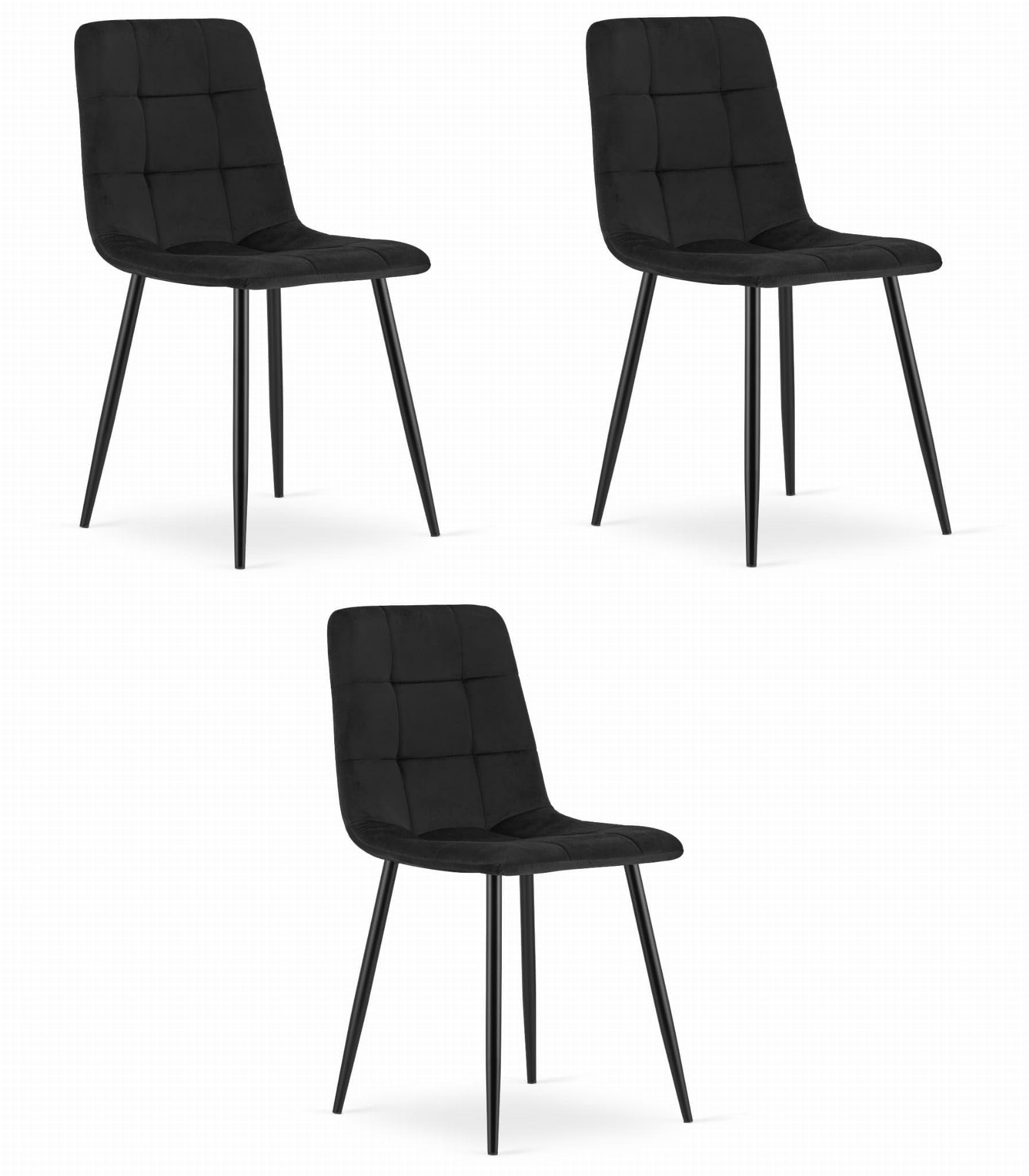 Best For Home Esszimmerstühle Schwarz 51x86x56 cm