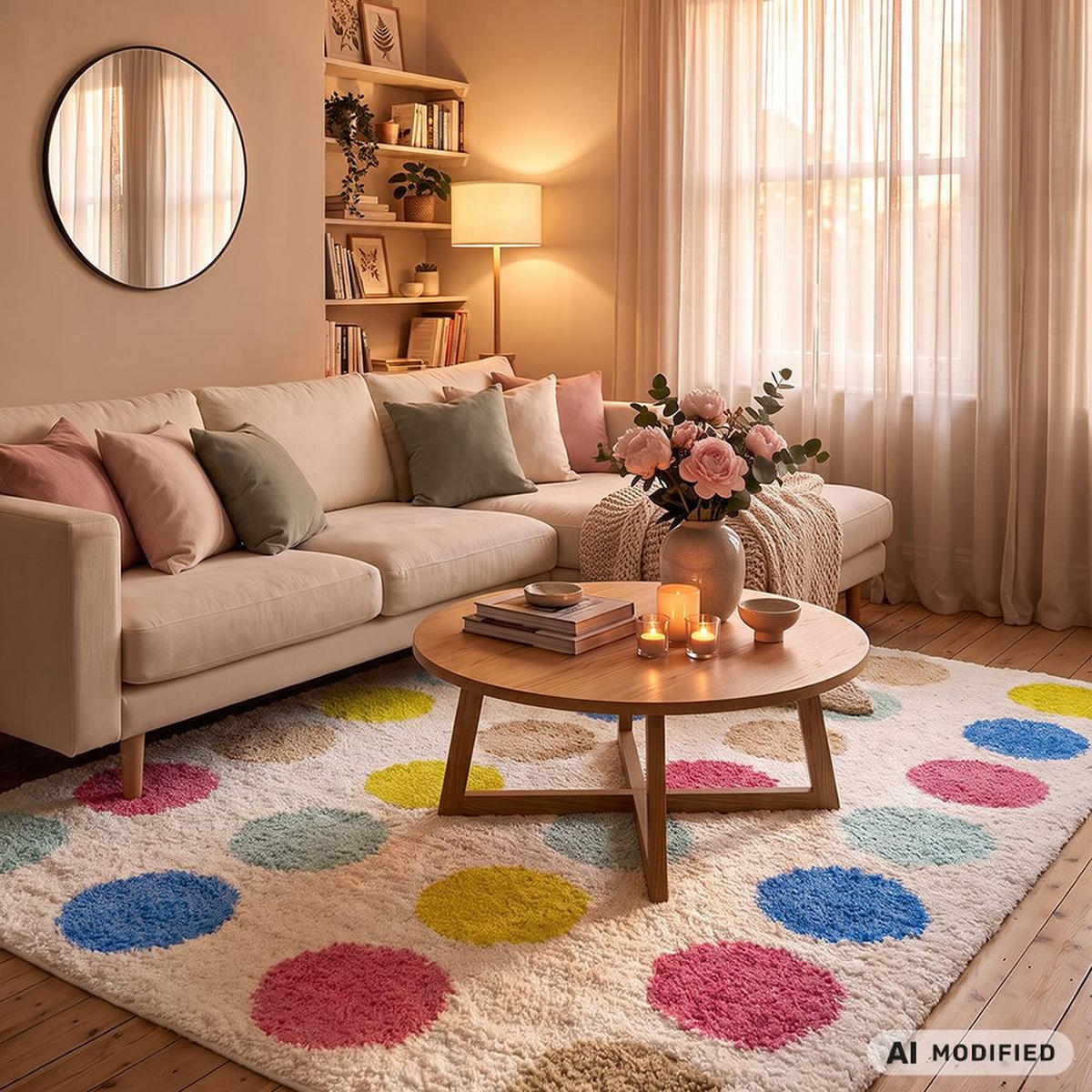 KINDERTEPPICH Ibi Gozar Mazovia 140x200cm Beige Creme Geometrisch Langflor - Beige, Textil (140/200cm) - Mazovia