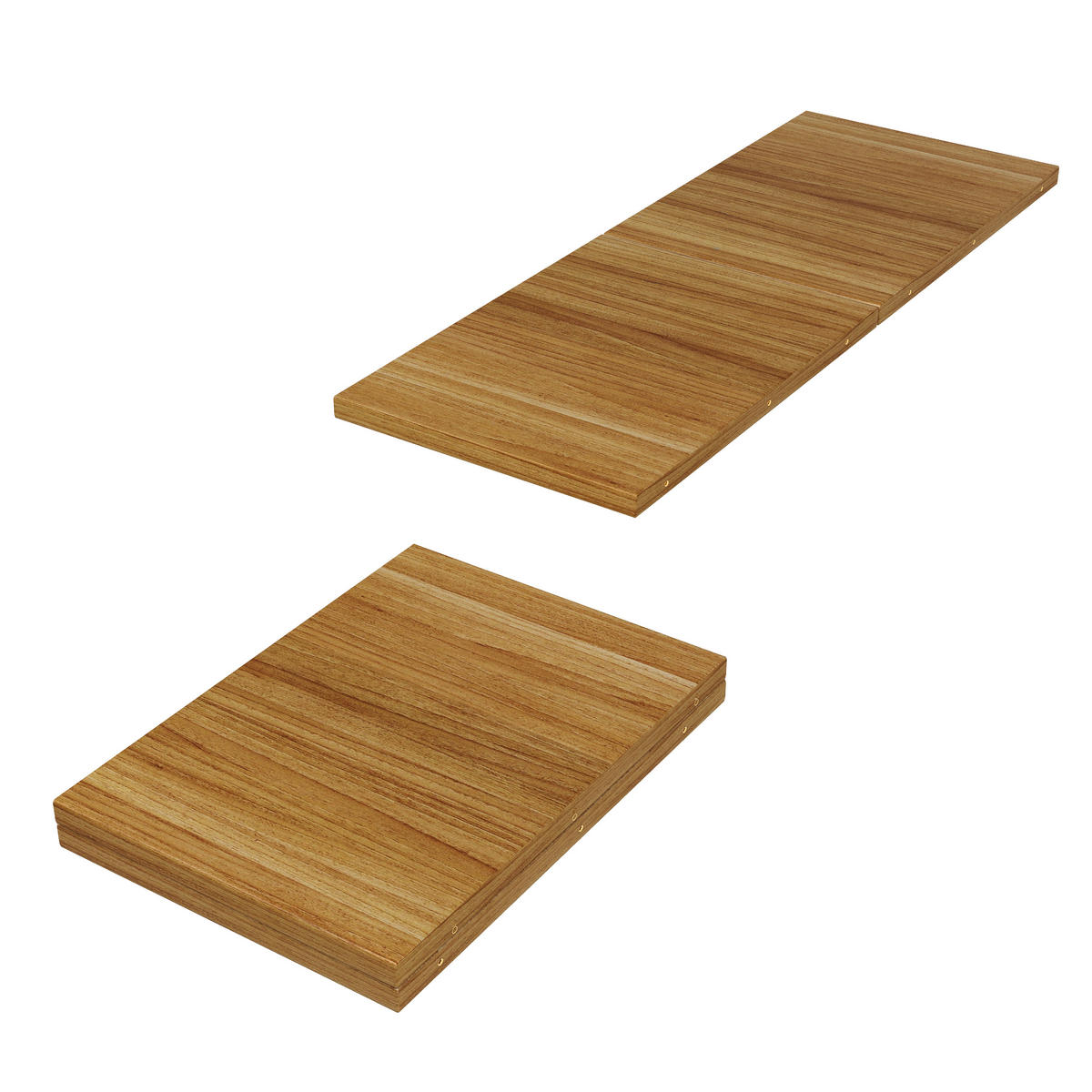 JEDÁLENSKÝ STÔL ausziehbar 118-158 cm Vintage Holzoptik - biela, kompozitné drevo (118/118/76cm) - Urban Meuble