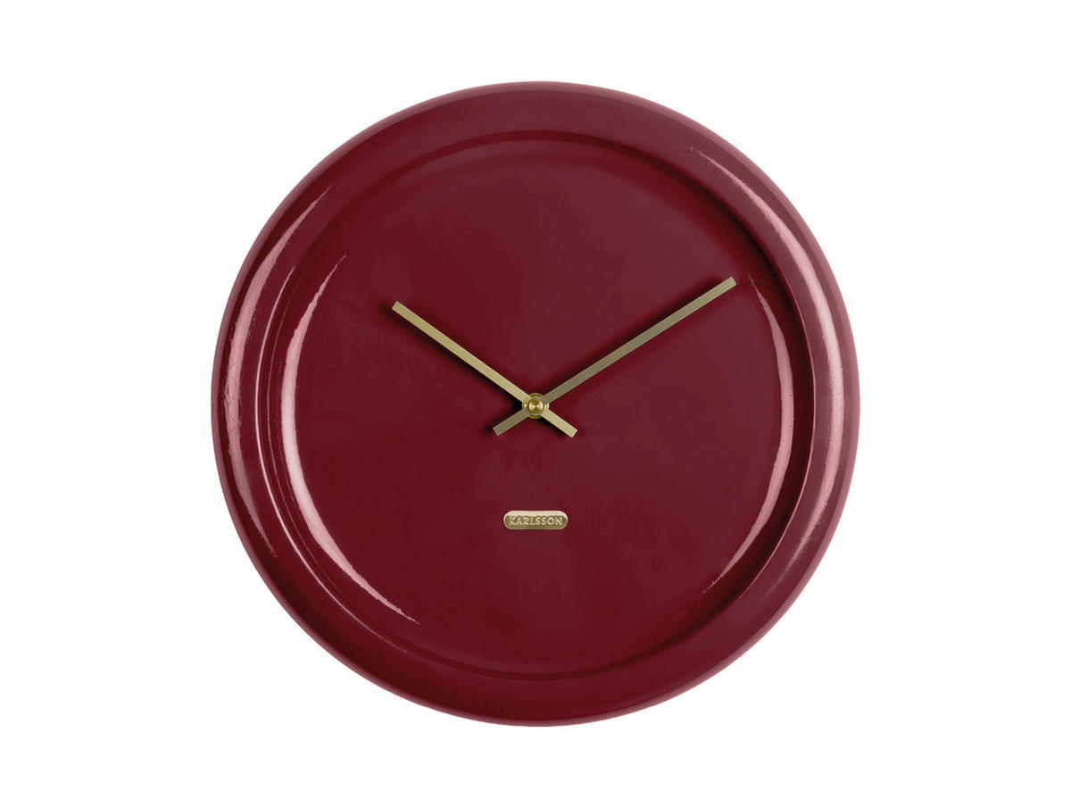 WANDUHR Cadiz Disc - Rot - Rot, Metall (35/35/4.5cm) - Karlsson