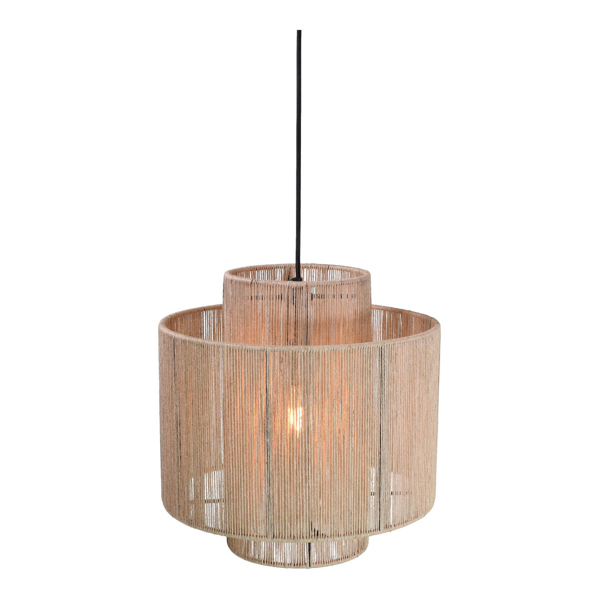 HÄNGELAMPE Diro - Hellbraun, Metall (36/36/36cm) - Urban Interiors