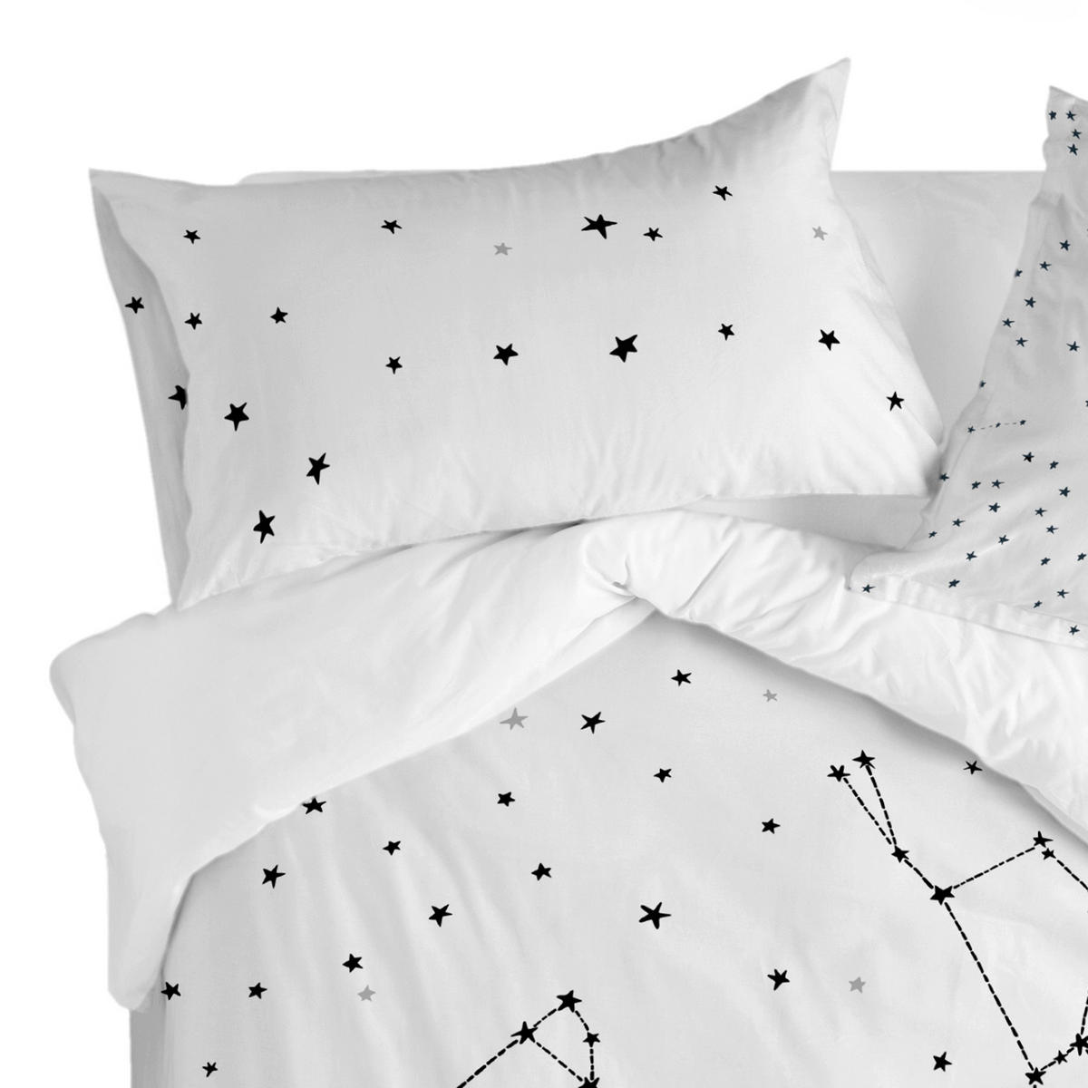 KISSENBEZUG constellation 50x75 cm (x2) mehrfarbig - Multicolor, Textil (50/75cm) - Happy Friday